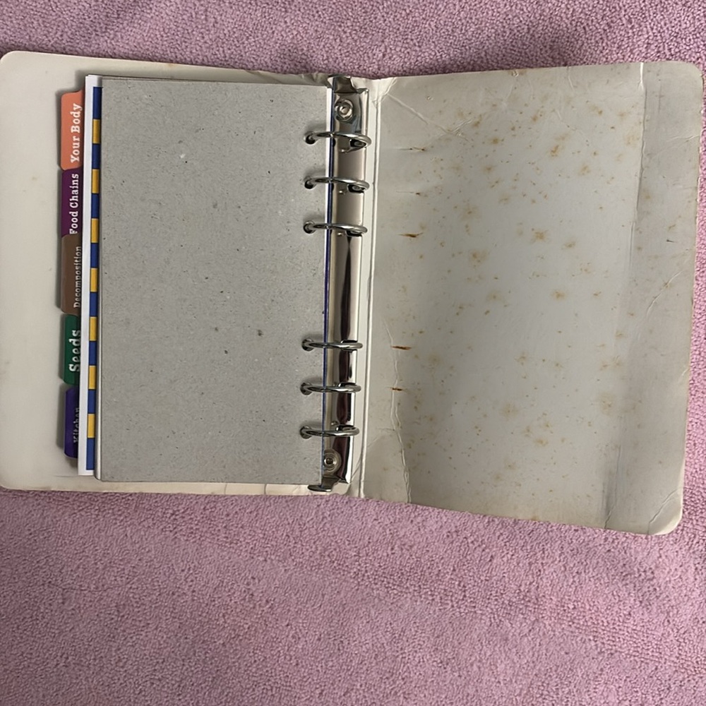 1995-1996 Magic School Bus books (food chain and how things grow) & Notebook - Picture 15 of 16